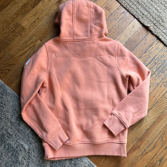 Carhartt Women's Peach Hoodie Relaxed Fit size: Small - Picture 3 of 3